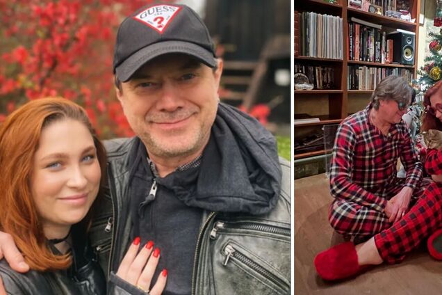 Остап Ступка на непристойних фото показав, як зустрів Новий рік із молодшою на 34 роки коханою