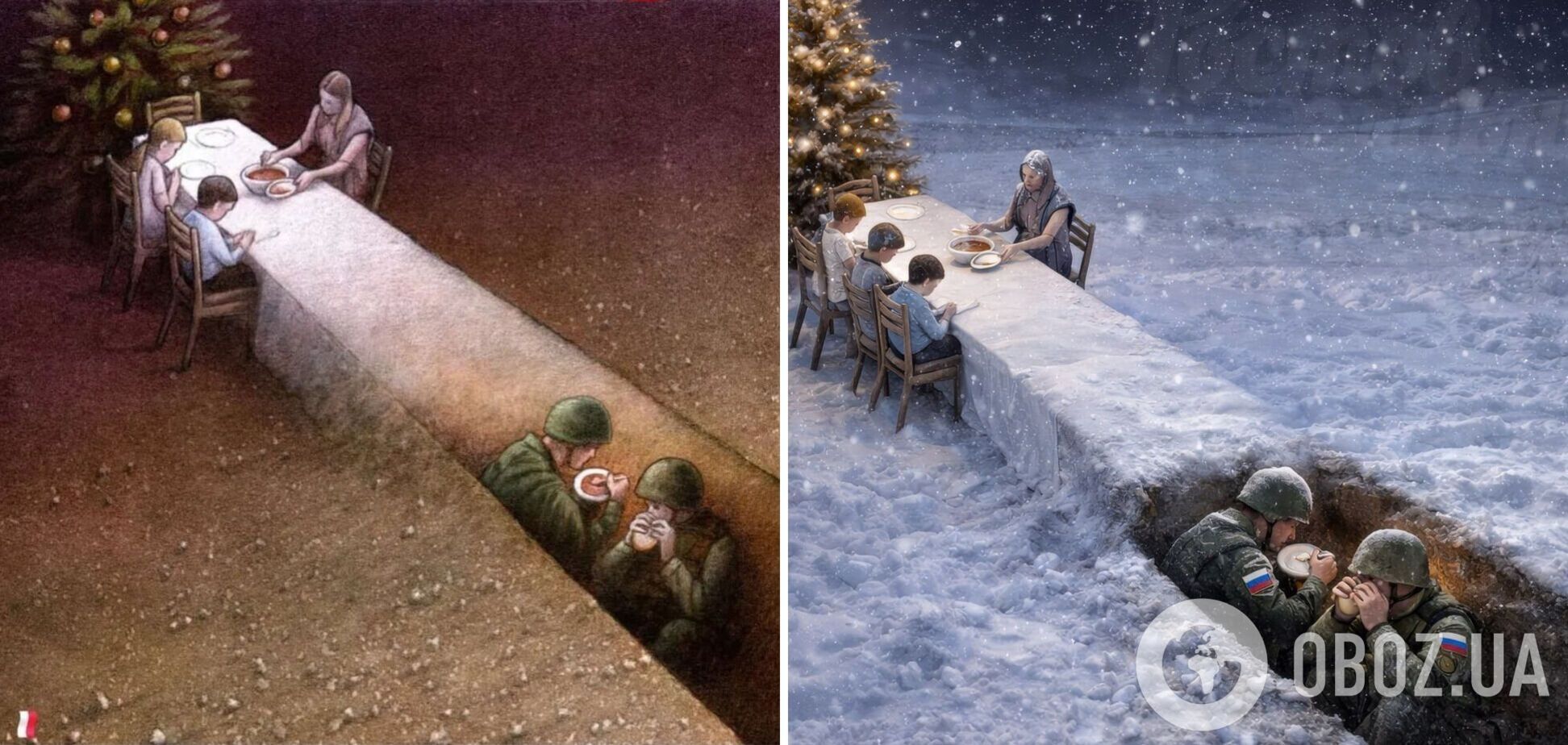 Домалювали триколори: окупанти нахабно вкрали обкладинку польського журналу, присвячену Україні