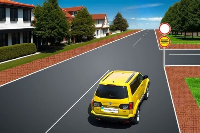 При каких условиях можно проехать прямо? Тест на знание ПДД