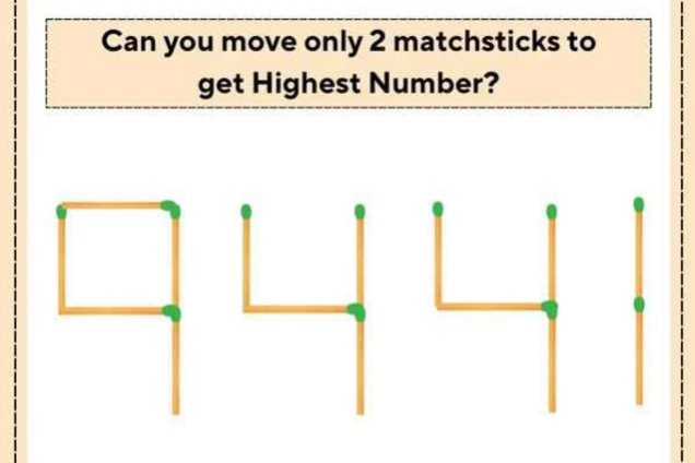 Пересуньте лише два сірники: головоломка для найрозумніших