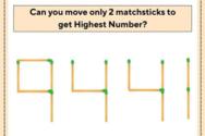Пересуньте лише два сірники: головоломка для найрозумніших
