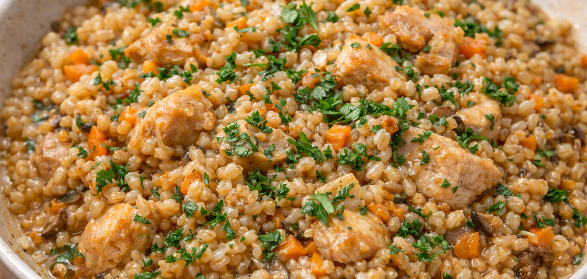 Как вкусно приготовить перловку на обед: с курицей и овощами