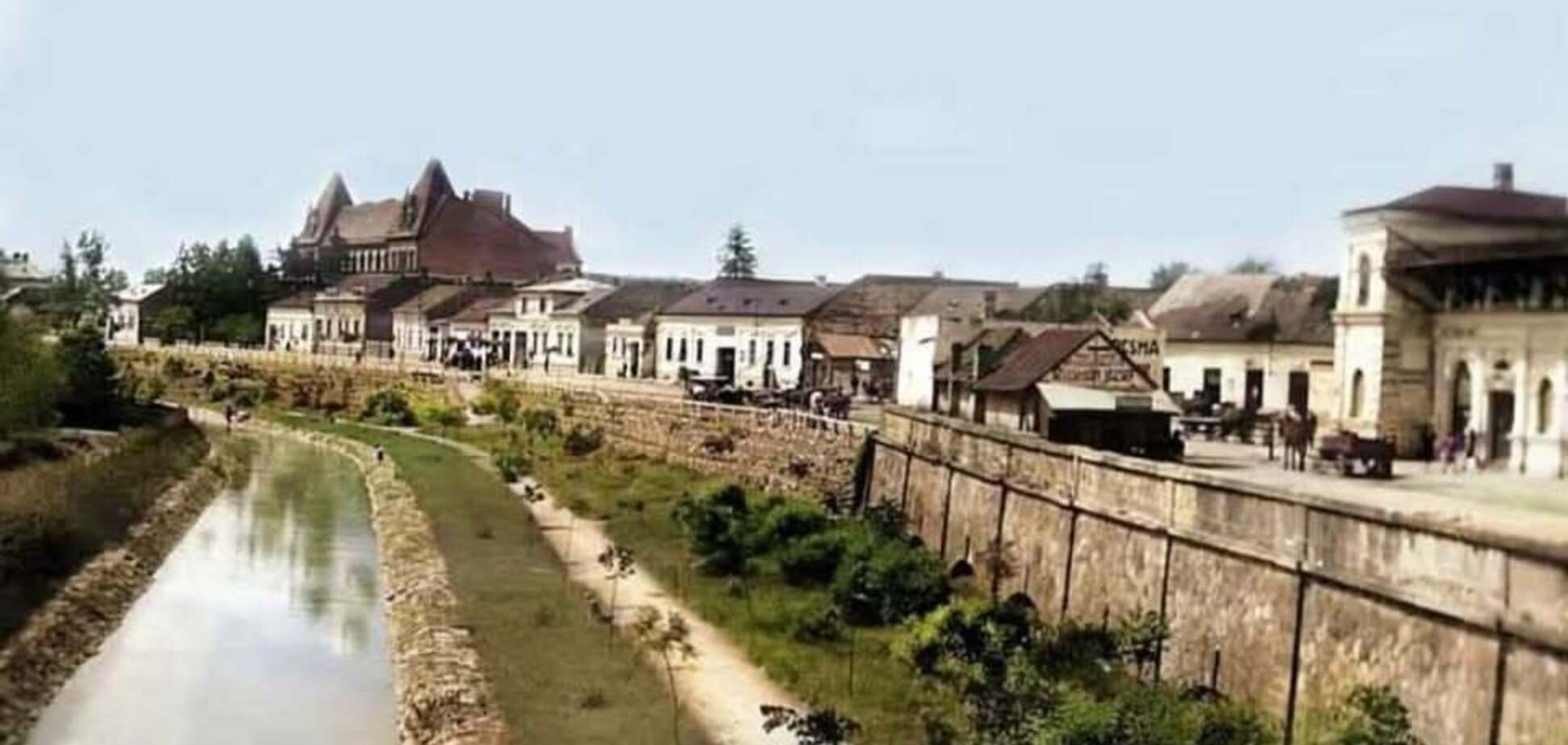 Берегове у 1920 році: у мережі показали історичну листівку