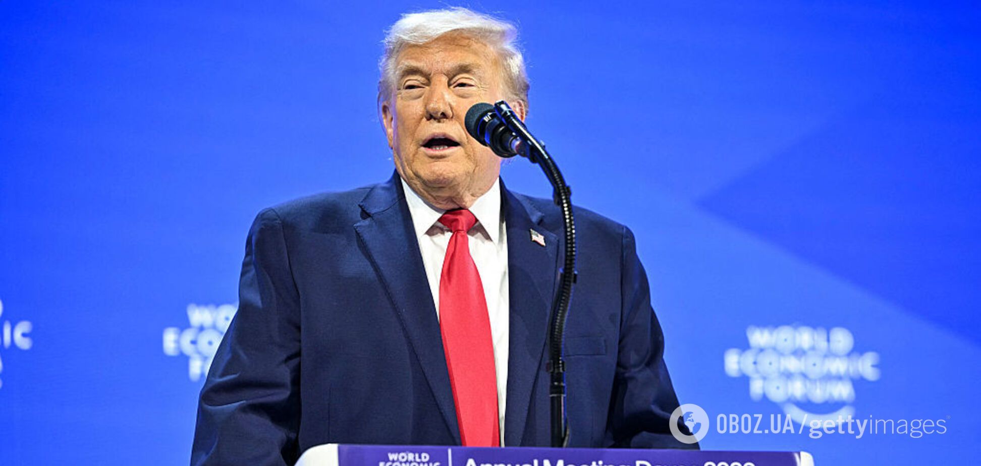 'США – економічний двигун планети': Трамп у Давосі назвав Європу проблемним континентом