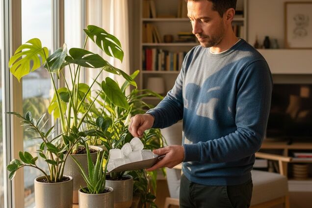 Какие комнатные растения можно поливать кубиками льда: преимущества и недостатки