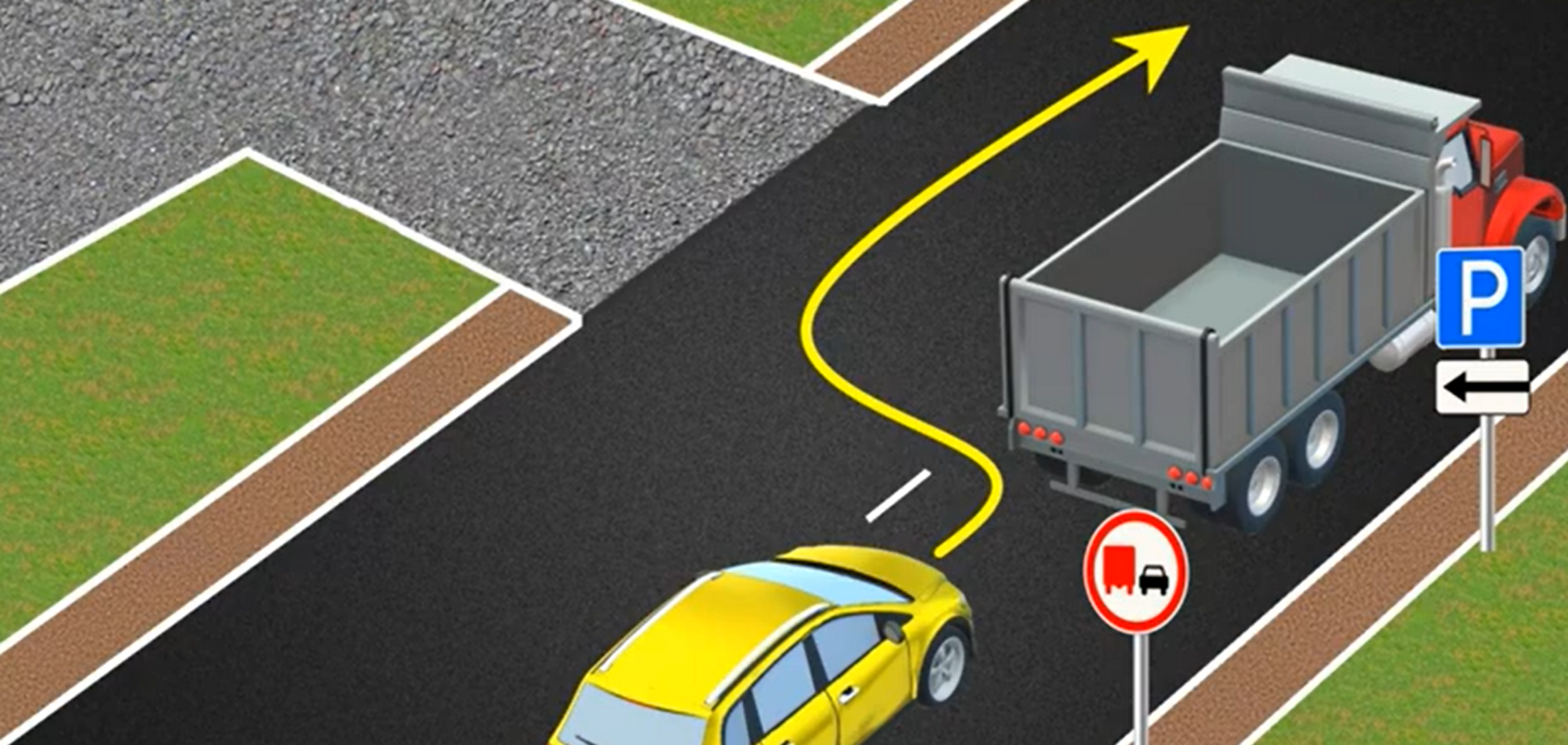 Нарушит ли правила водитель? Тест на знание ПДД