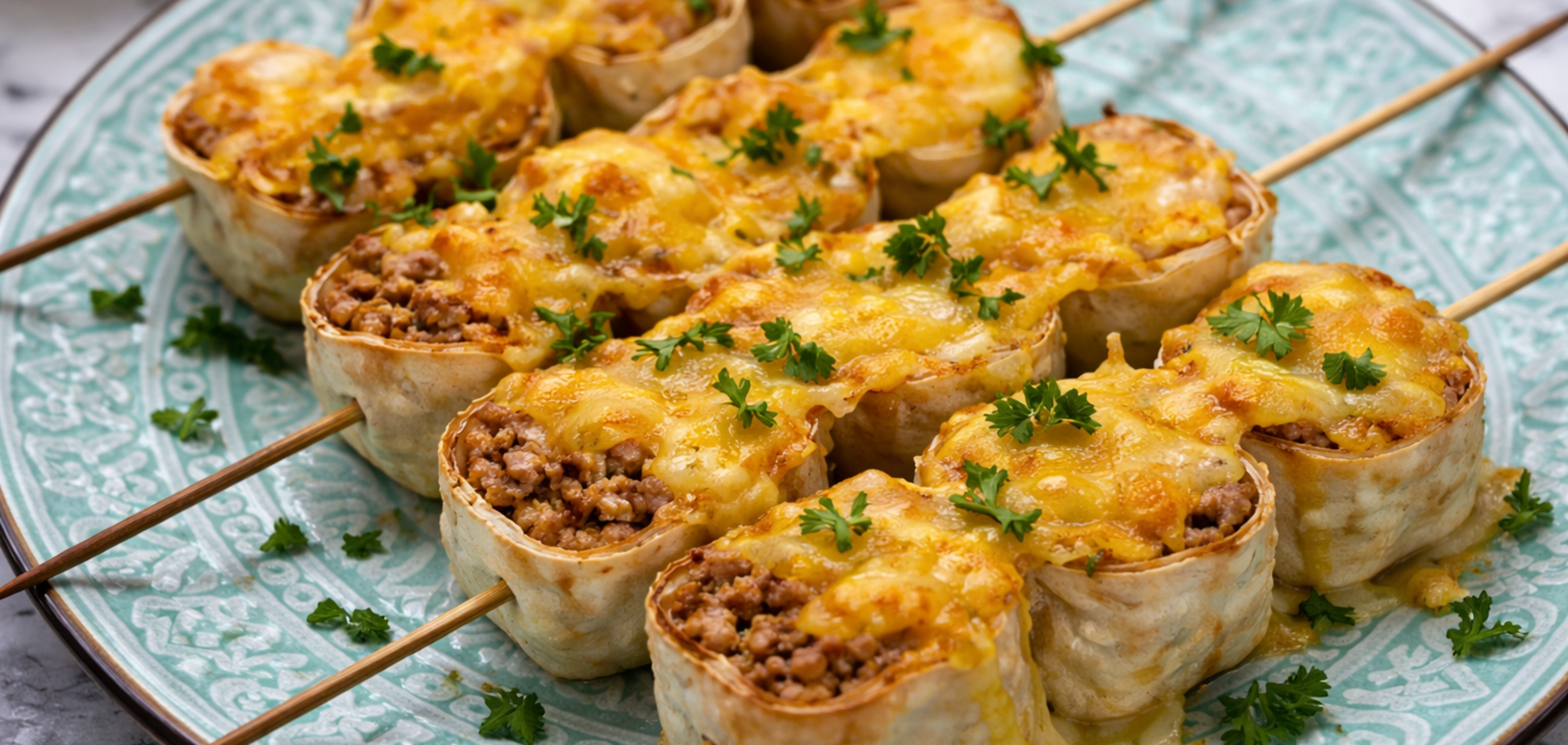 Лінивий перекус з лаваша за 15 хвилин: додайте фарш і багато сиру