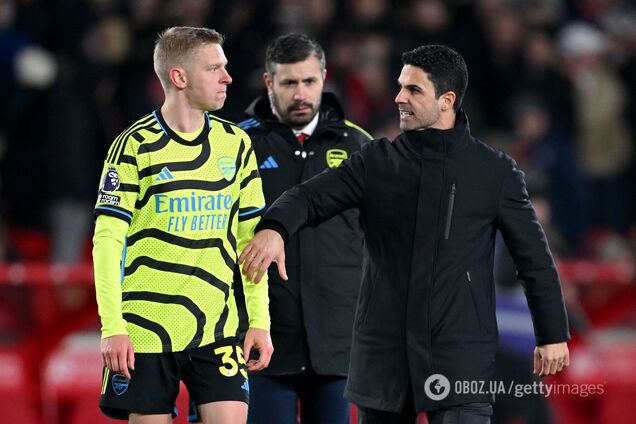 'Арсенал' вигнав Зінченка