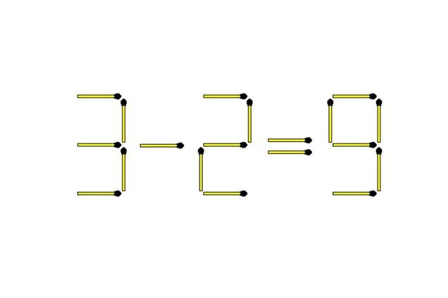 Пересуньте два сірники, щоб рівняння стало правильним: головоломка