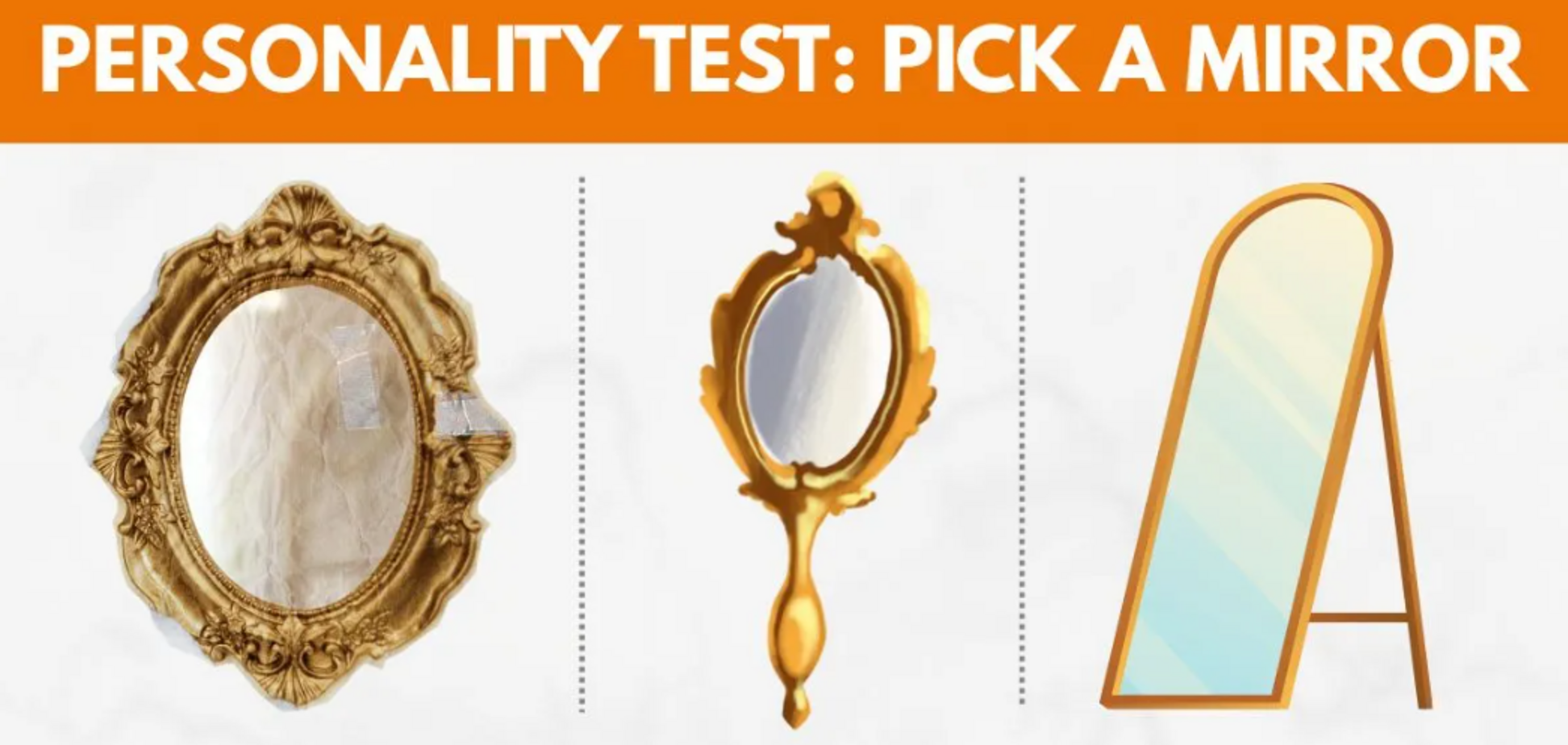 Выберите зеркало: тест покажет, каким вы видите себя