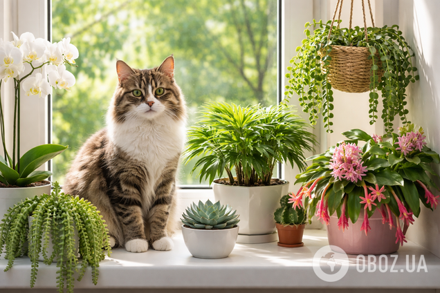 Какие комнатные цветы не навредят котам и собакам: лучшие варианты