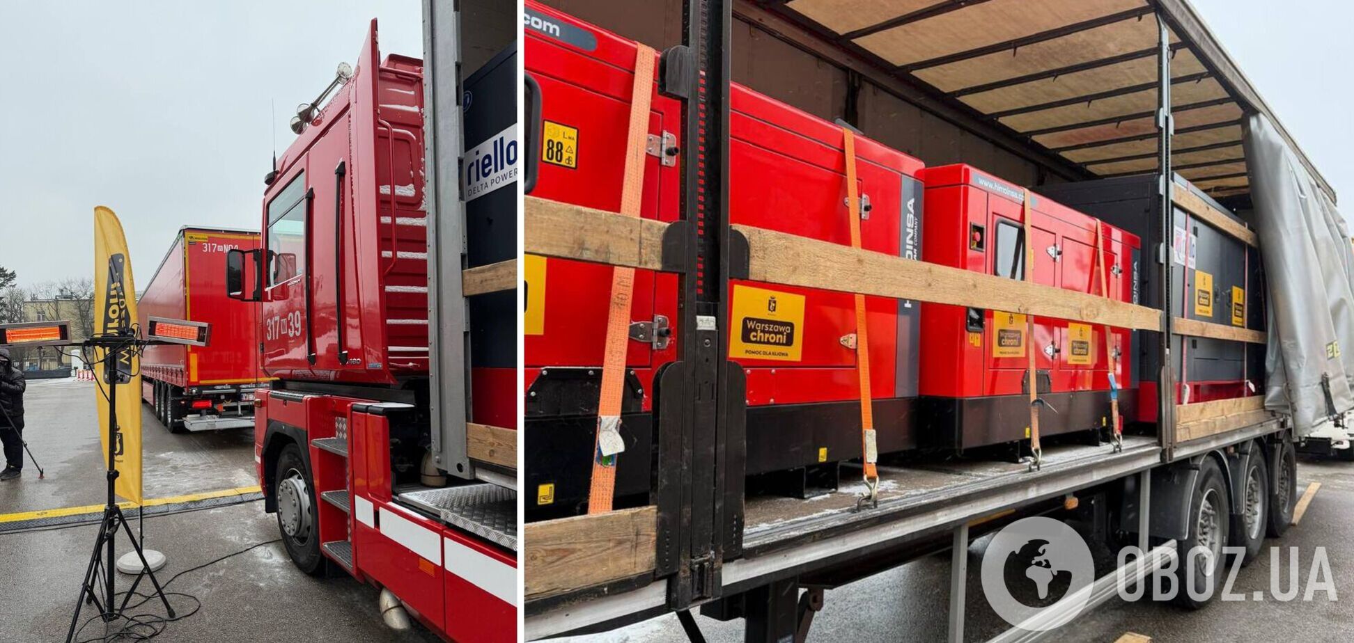 Варшава отправила Киеву 90 генераторов: Кличко рассказал подробности договоренности с мэром польской столицы. Фото