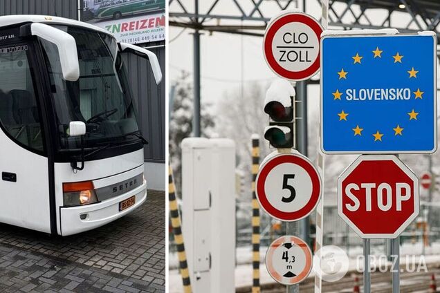 'Не реагировал на требования': на Закарпатье водитель бросил автобус с пассажирами на границе из-за розыска ТЦК и сбежал в Словакию