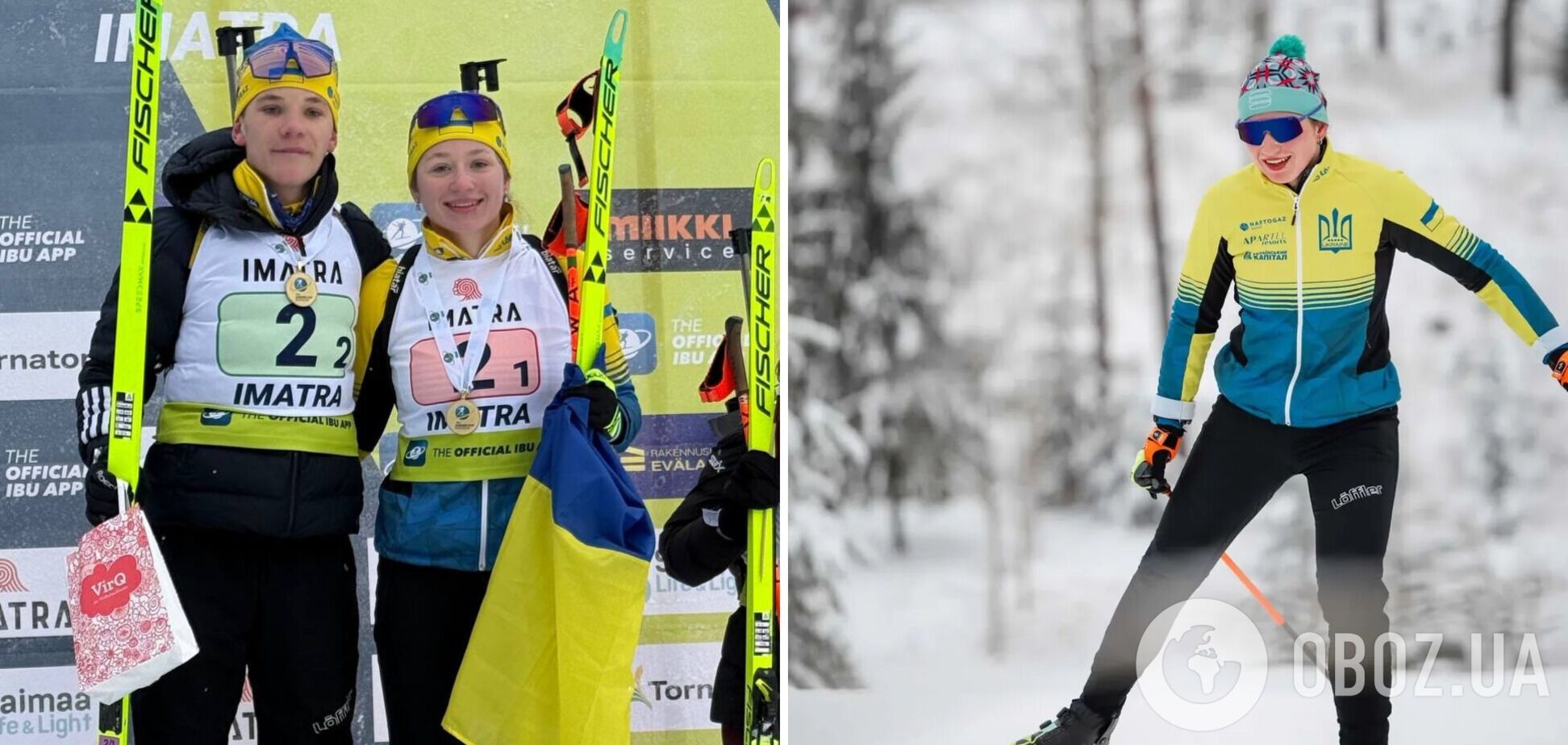 Украина впервые в истории взяла 'золото' ЧЕ по биатлону в одиночной смешанной эстафете. Видео