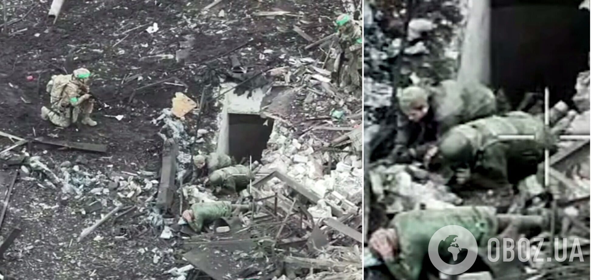 Украинские пехотинцы под прикрытием 'небесных глаз' взяли в плен штурмовую группу оккупантов под Покровском. Видео