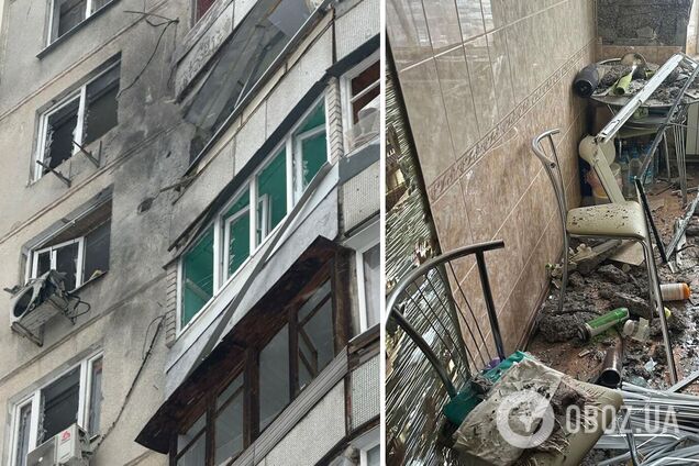 У Харкові дрон окупантів влучив у багатоповерхівку поряд із торговим центром, – Терехов