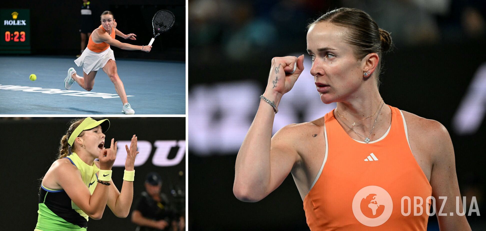 Свитолина обыграла лучшую теннисистку России и вышла в четвертьфинал Australian Open. Видео