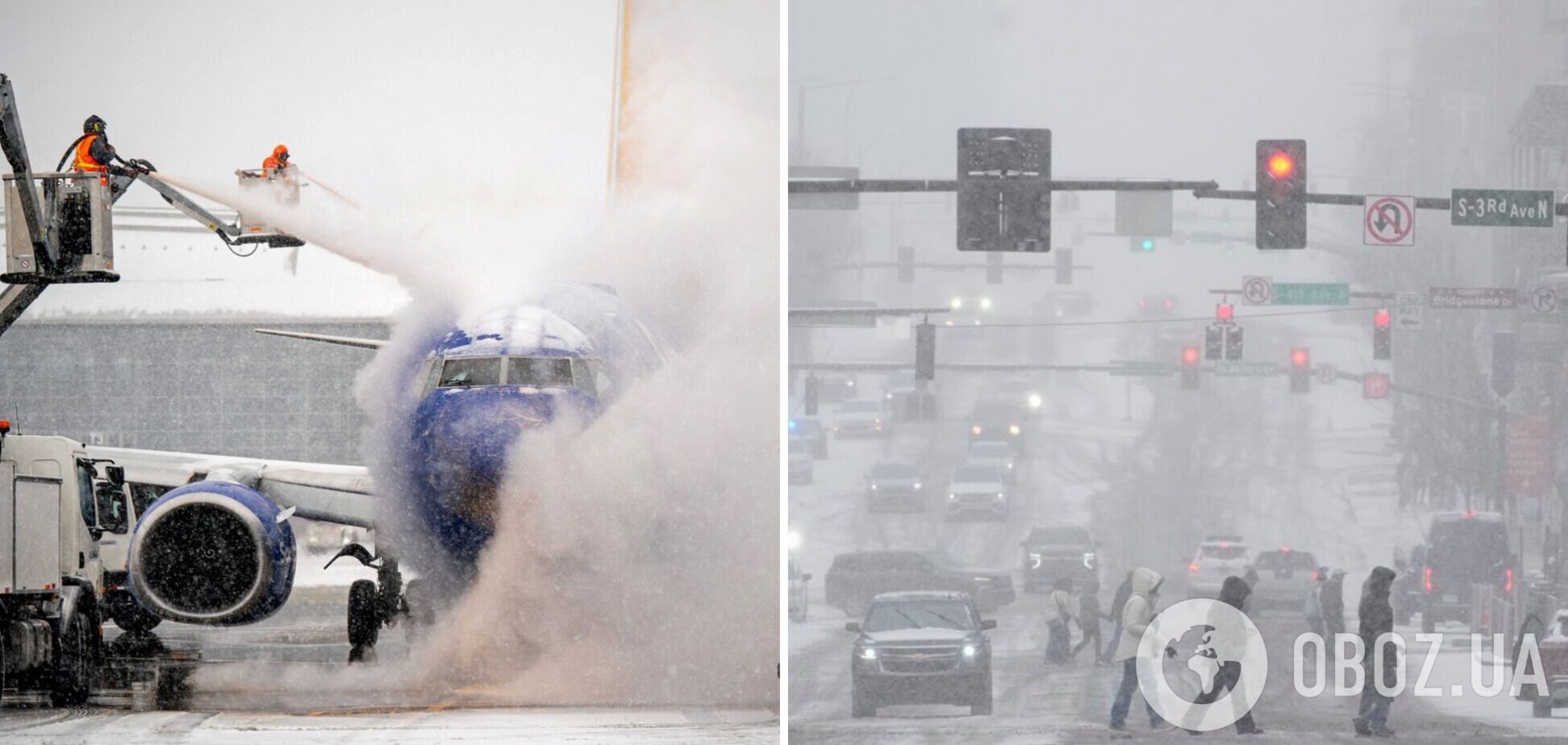 У США оголосили НС через шторм століття: по країні масштабні блекаути, скасовано тисячі авіарейсів. Відео