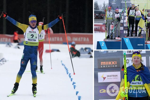 Україна видала найуспішніший виступ в історії чемпіонату Європи з біатлону серед юніорів