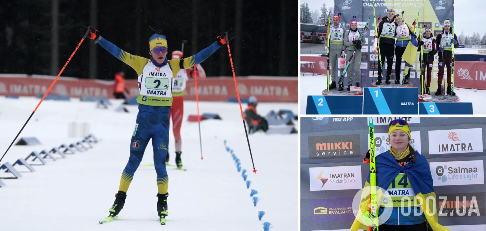 Украина выдала самое успешное выступление в истории чемпионата Европы по биатлону среди юниоров