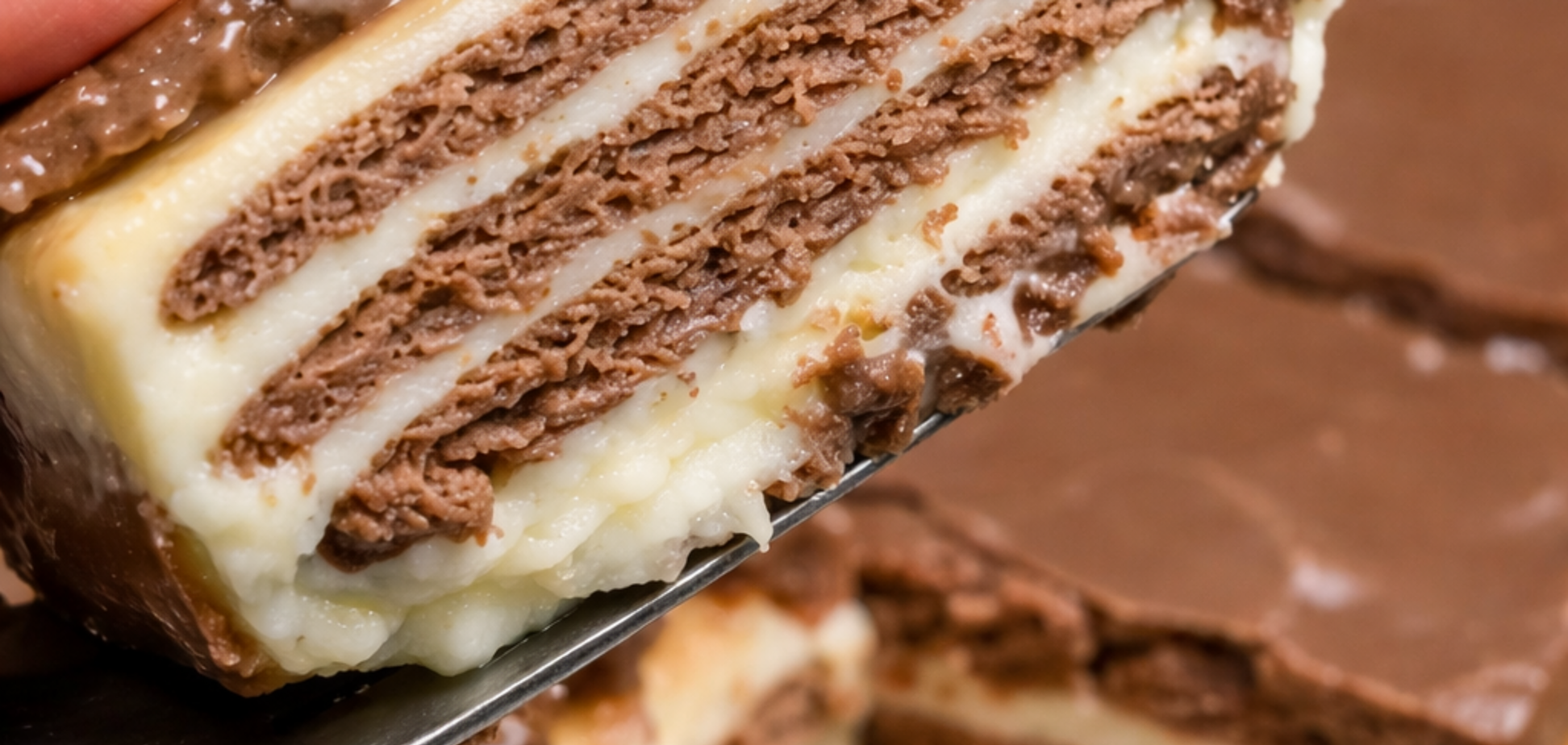 Ленивый торт из печенья без выпекания: готовится за считанные минуты