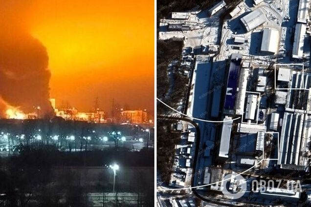 Одно из зданий полностью разрушено: появились новые данные о последствиях атаки на завод 'Энергия' в Липецкой области. Спутниковое фото