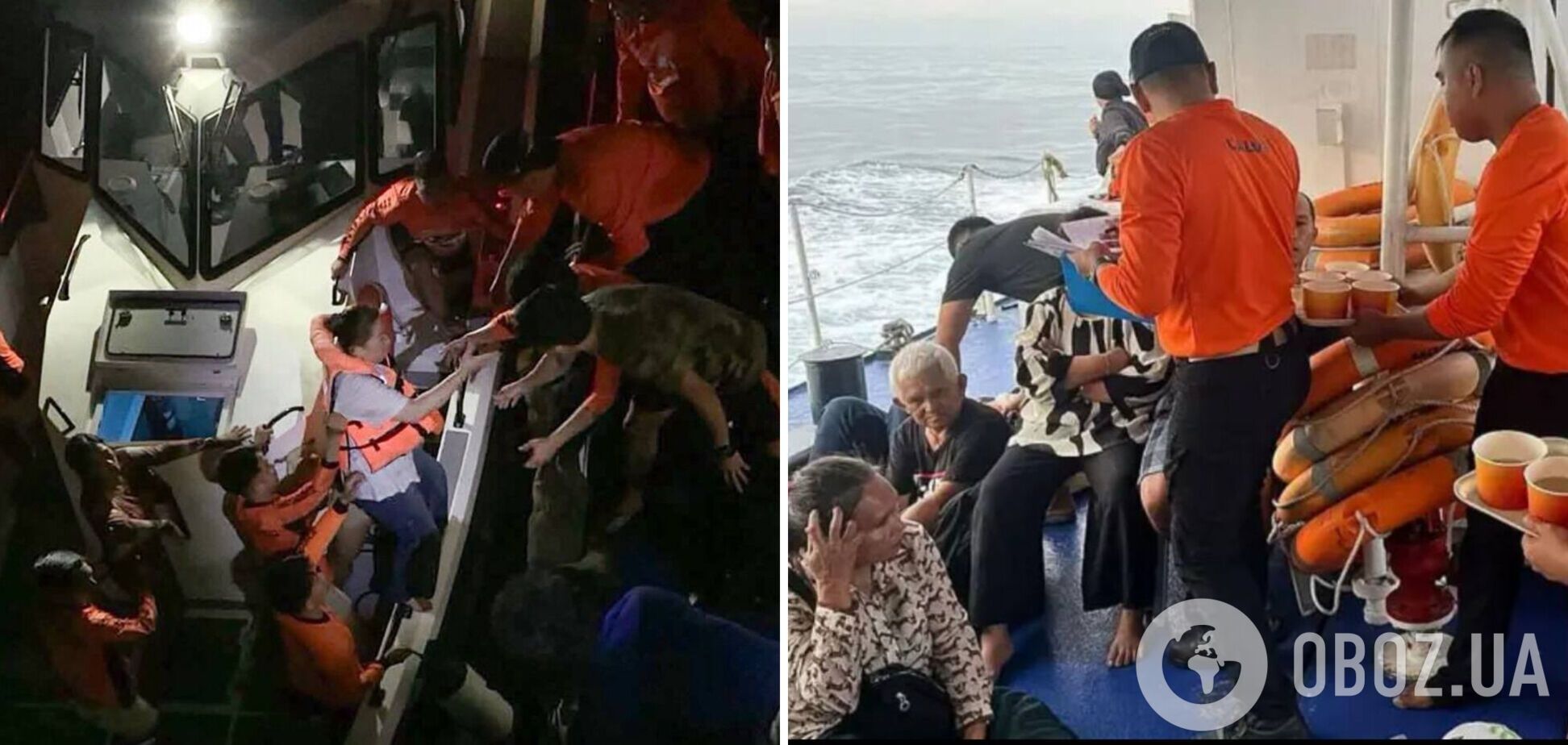 Біля Філіппін затонув пором, на борту якого були сотні людей: 15 осіб загинули. Фото і відео