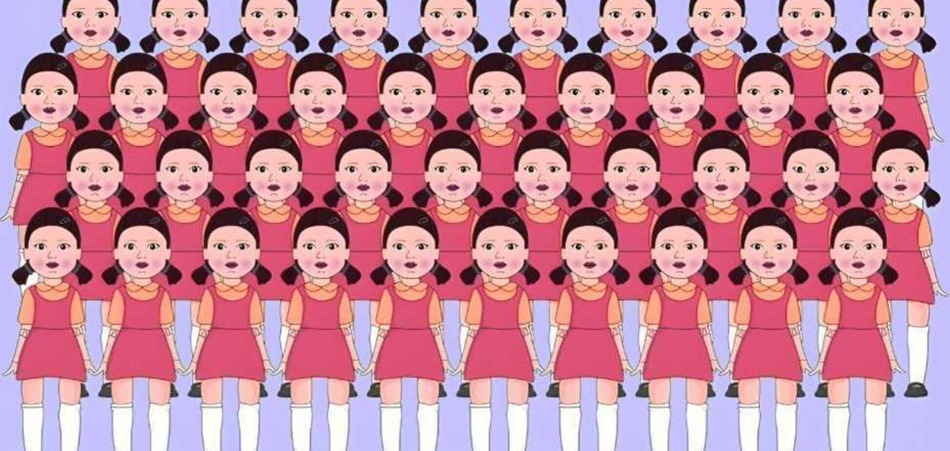 Яка дівчинка зайва? Головоломка на уважність