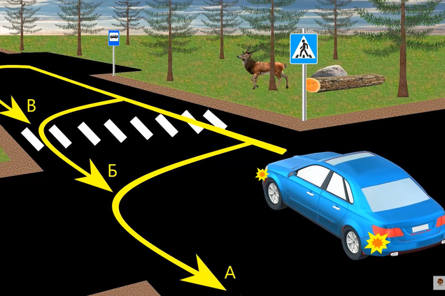 Как правильно развернуться? Задание для водителей