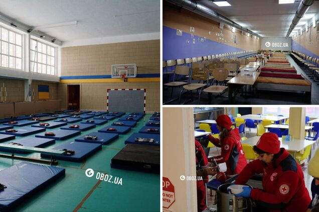 Гаряча їжа, тепло та місця для ночівлі: який вигляд мають 'пункти незламності' у школах Києва на Троєщині. Фоторепортаж