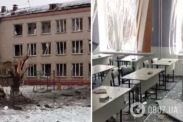 'Нічого цілого, навіть стіни повилітали': Росія ударом по Харкову понівечила школу. Відео