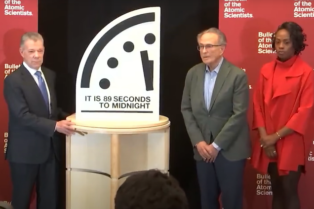 85 секунд до апокаліпсиса: символічний 'Годинник Судного дня' рекордно наблизився до ядерної опівночі