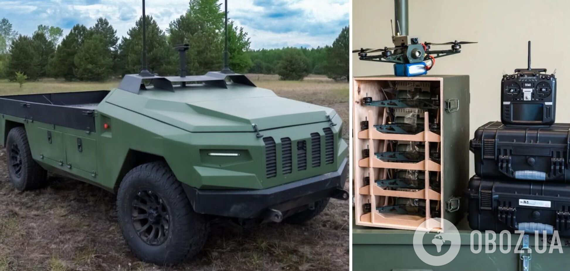 Прямая связь с фронтом: БпЛА 'UB60D' и НРК 'Protector' теперь доступны для заказа за еБалы. Фото