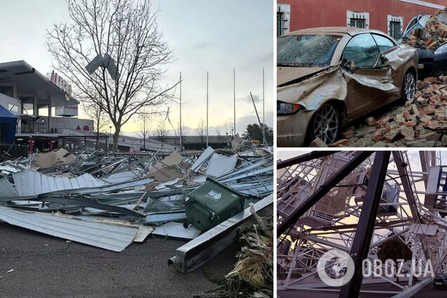 Без света были сотни тысяч людей: в Португалии пронесся мощный ураган, есть последствия. Фото и видео