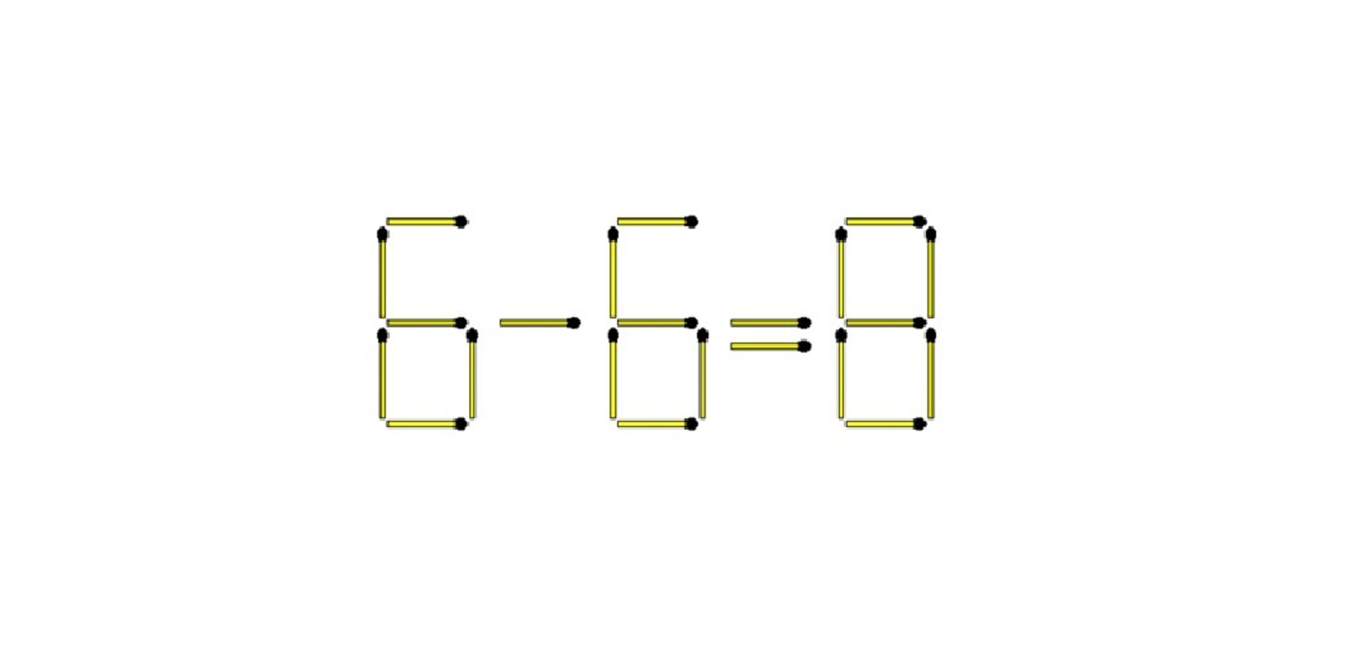 Просто перемістіть один сірник: заплутана головоломка