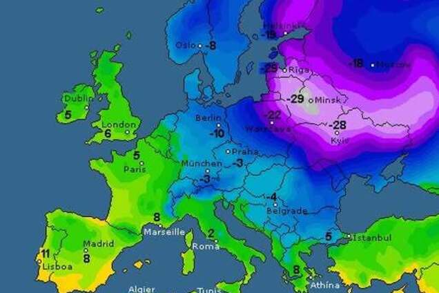 Прийдуть сильні морози: де спершу очікувати похолодання