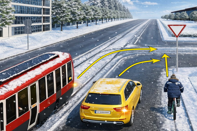 В якому порядку треба проїхати перехрестя? Тест для водіїв