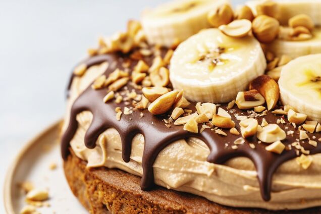 Лінивий шоколадно-банановий пиріг на сковорідці: готується за лічені хвилини