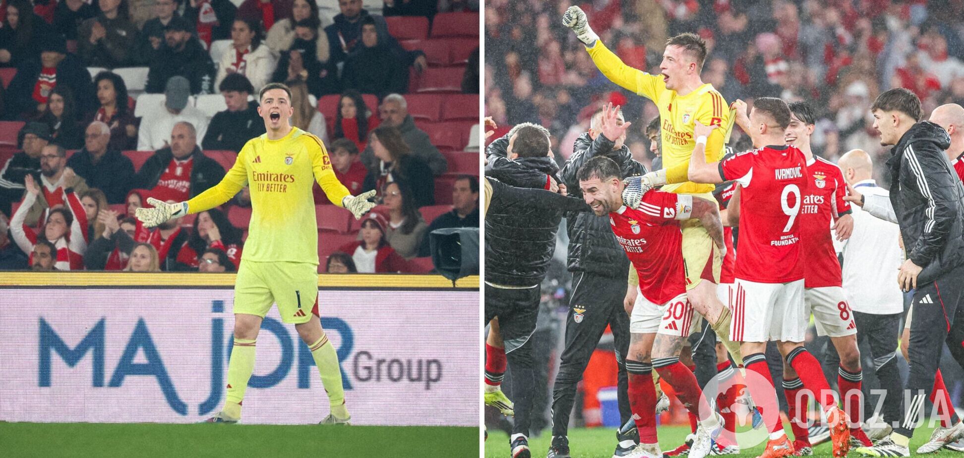 Первый в истории! Вратарь сборной Украины установил 'вечное' достижение в Лиге чемпионов