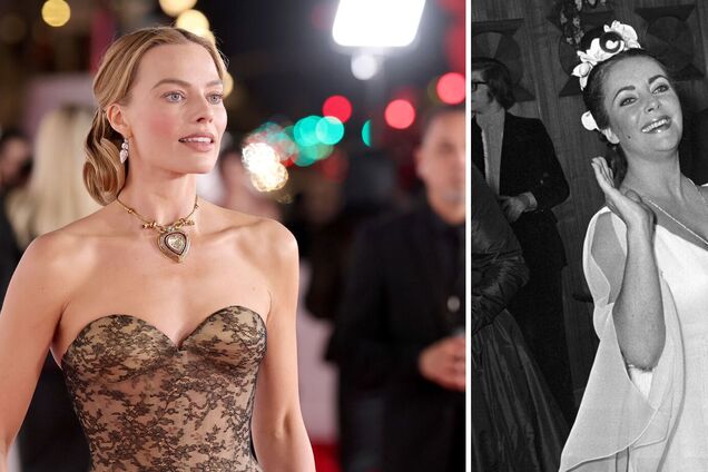 Намисто за ціною літака: Марго Роббі вийшла на червону доріжку в 'проклятій' прикрасі Елізабет Тейлор