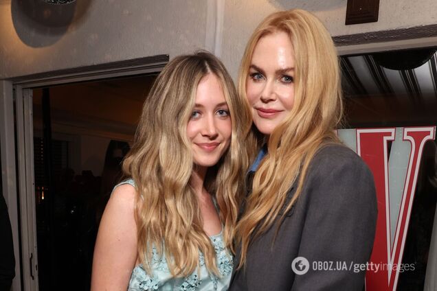 В коже и цветах: дочь-подросток Николь Кидман показала эпатажный образ на Неделе высокой моды. Фото