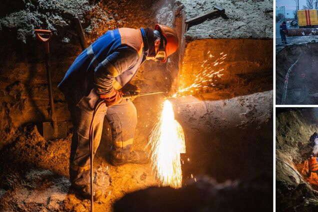 В Киеве временно ограничивали теплоснабжение из-за предыдущего обстрела РФ. Подробности и фото