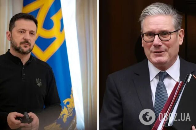 Зеленський обговорив з Кіром Стармером подальші дії проти Росії і подякував за справедливість