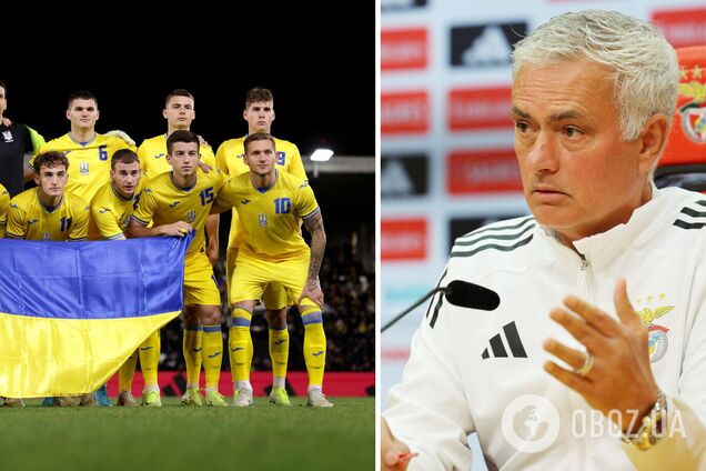 Жозе Моуриньо из-за 'непонятного' футболиста сборной Украины начал кривляться во время пресс-конференции. Видео