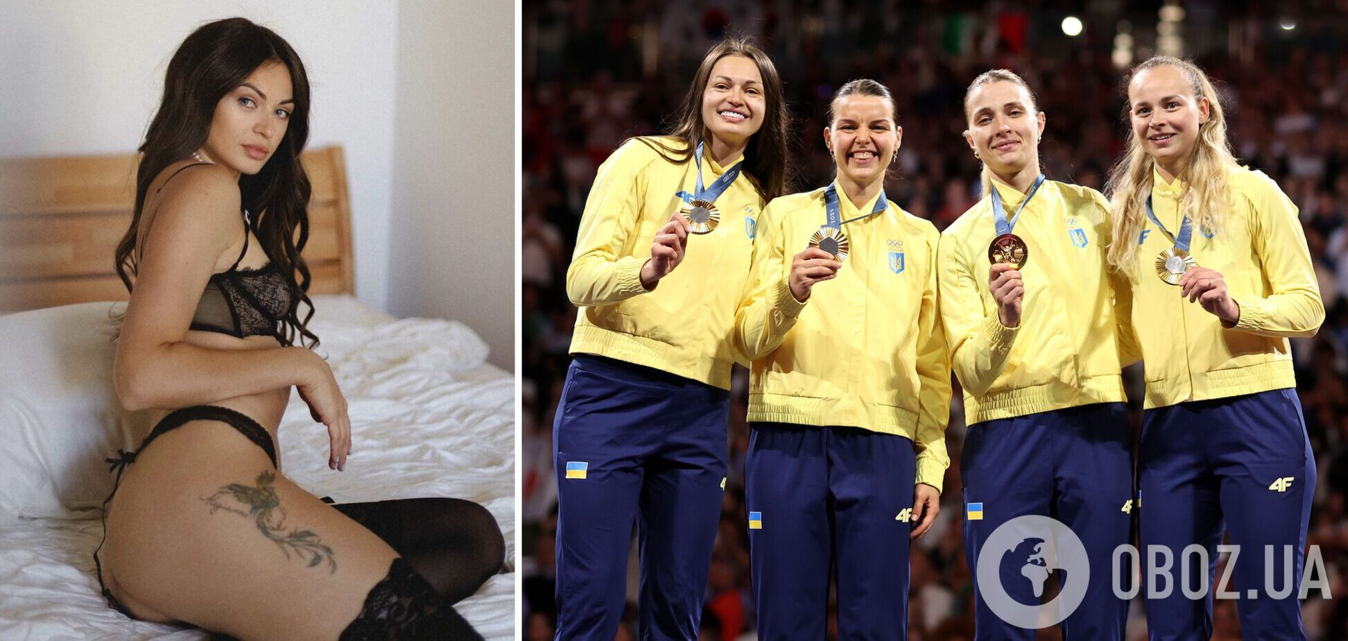 Украинская олимпийская чемпионка по фехтованию снялась в эротической фотосессии