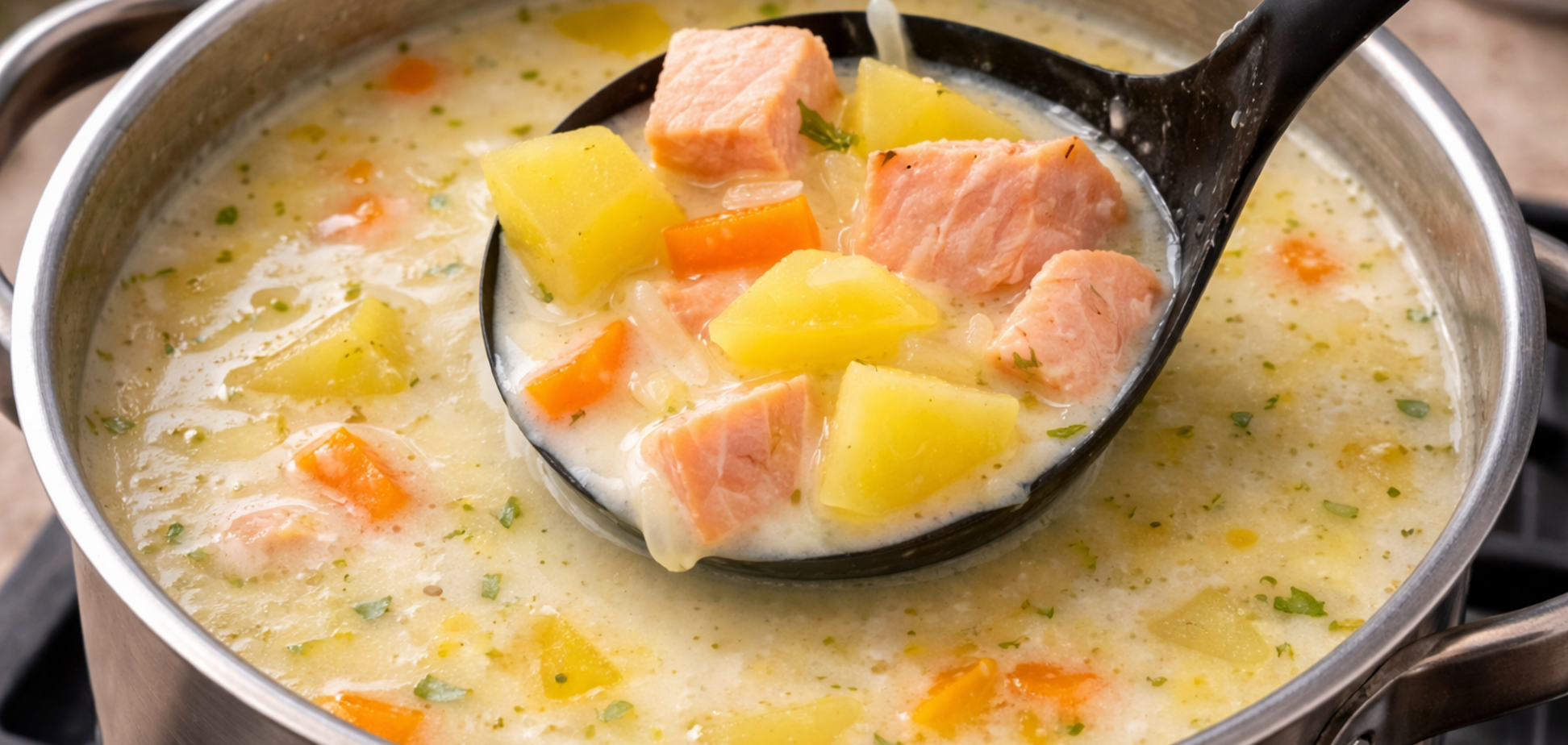 Швидкий зігріваючий суп з рибою: ідеальна страва для періоду холодів