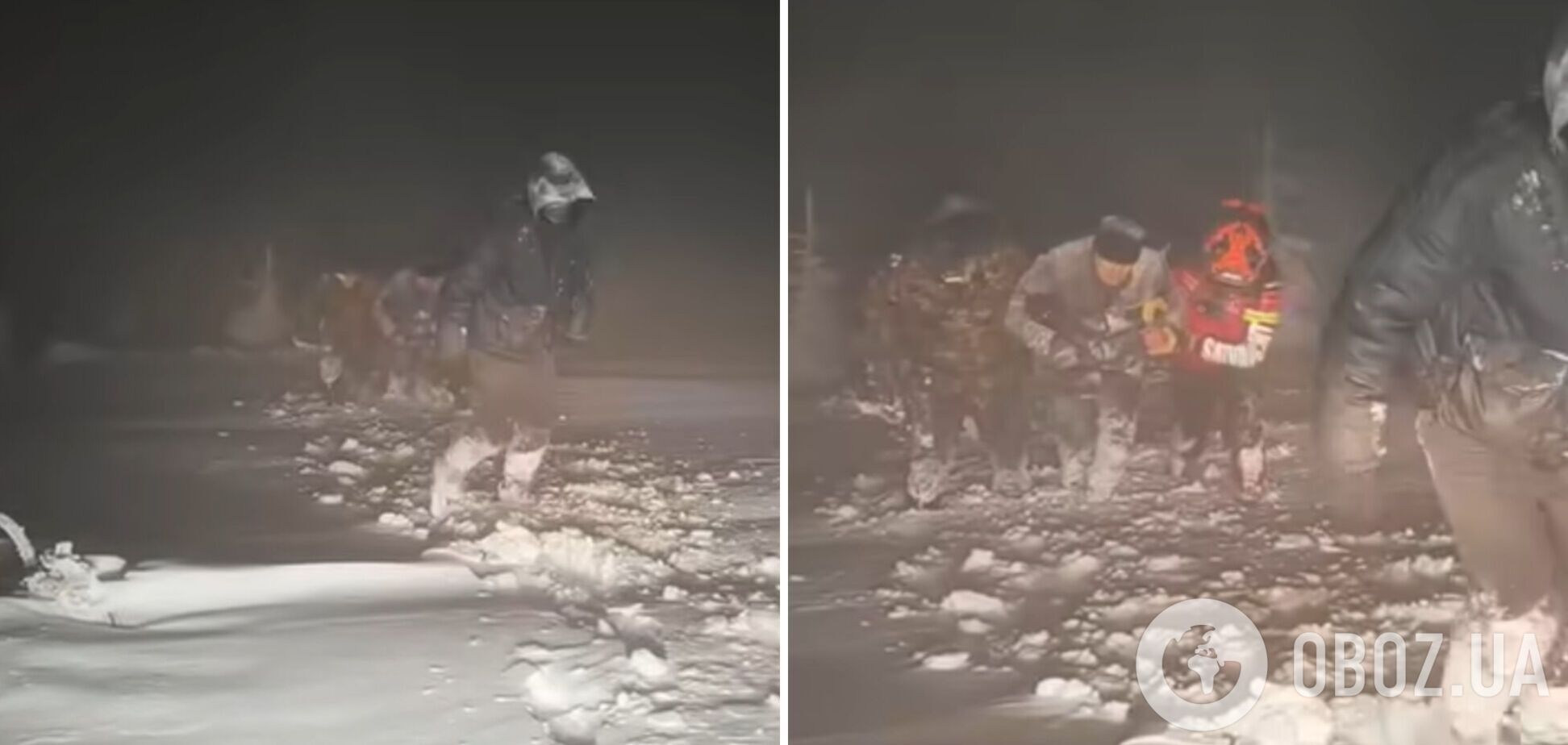 Были на грани жизни и смерти: в горах Румынии спасли двух заблудившихся и замерзших украинцев. Фото и видео