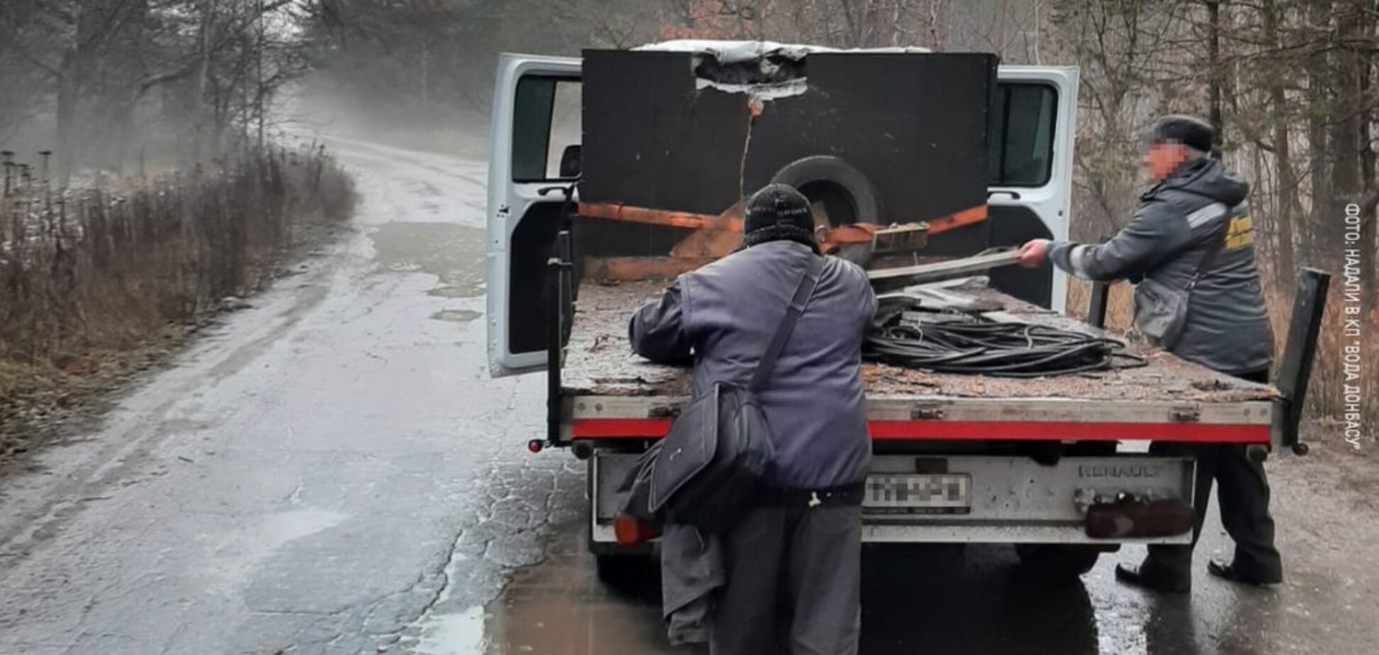 Війська РФ атакували дроном авто комунальників біля Словʼянська: є загиблий та поранені. Фото