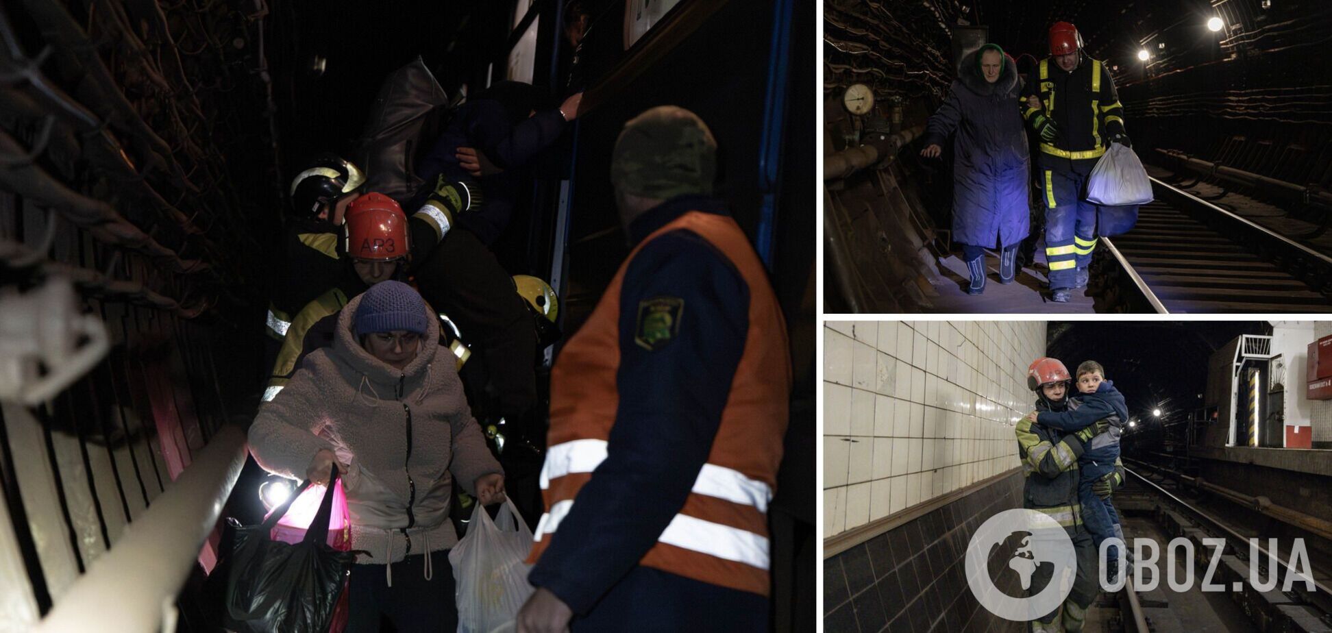 В Киеве останавливали движение поездов метрополитена: из тоннелей вывели около 500 пассажиров. Все подробности, фото и видео