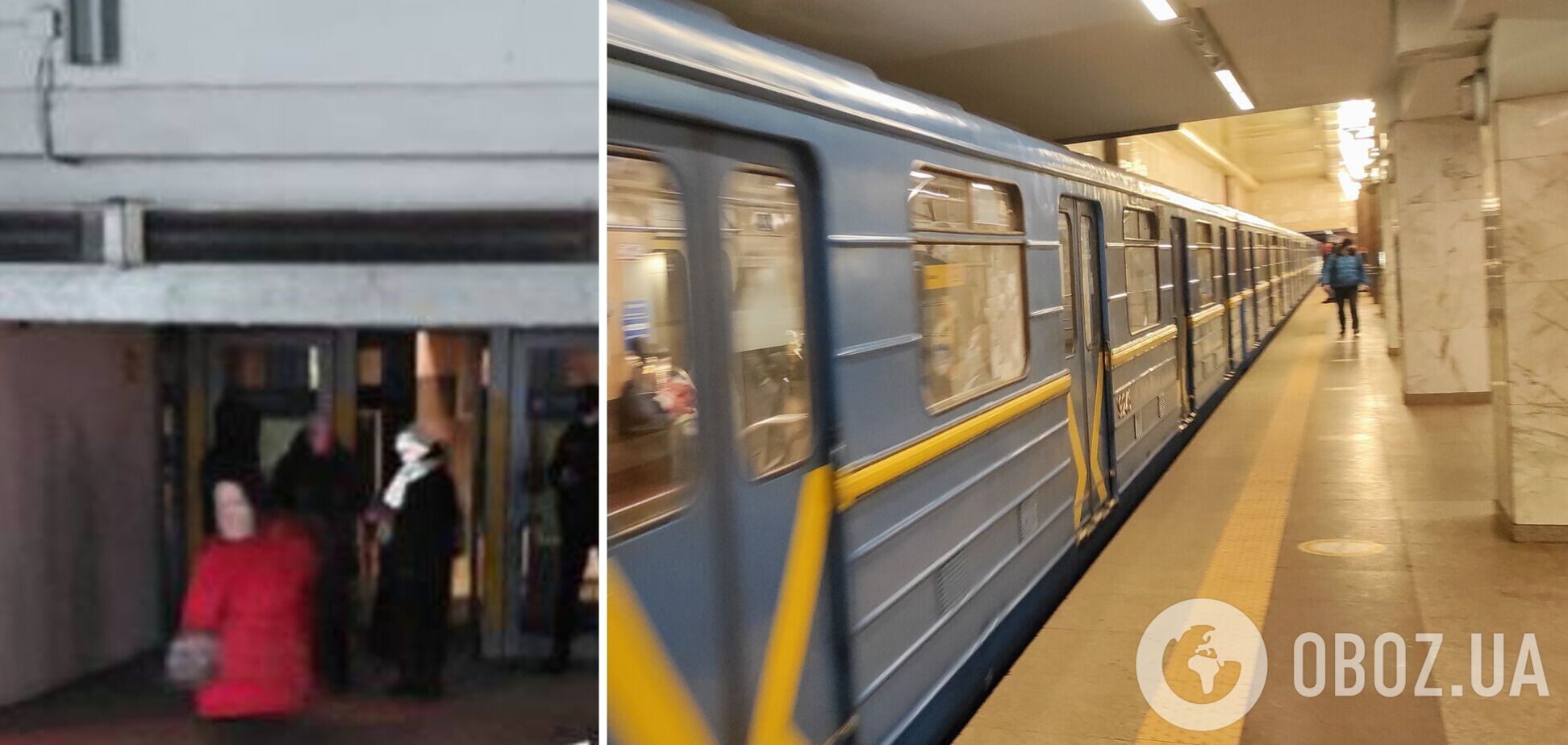 У Києві зупинився рух потягів метрополітену та робота ескалаторів: що відомо. Фото та відео